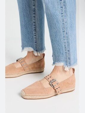 RAG & BONE
Anteros Suede Mary Jane
Espadrilles In tan
$348 size 7 gently used